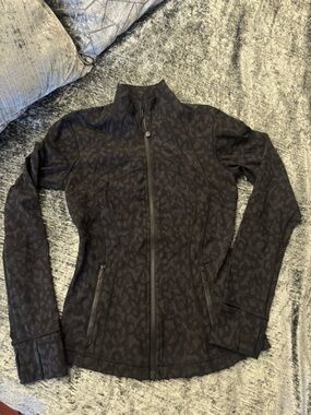 Lululemon Black Camo Active Zip Jacket